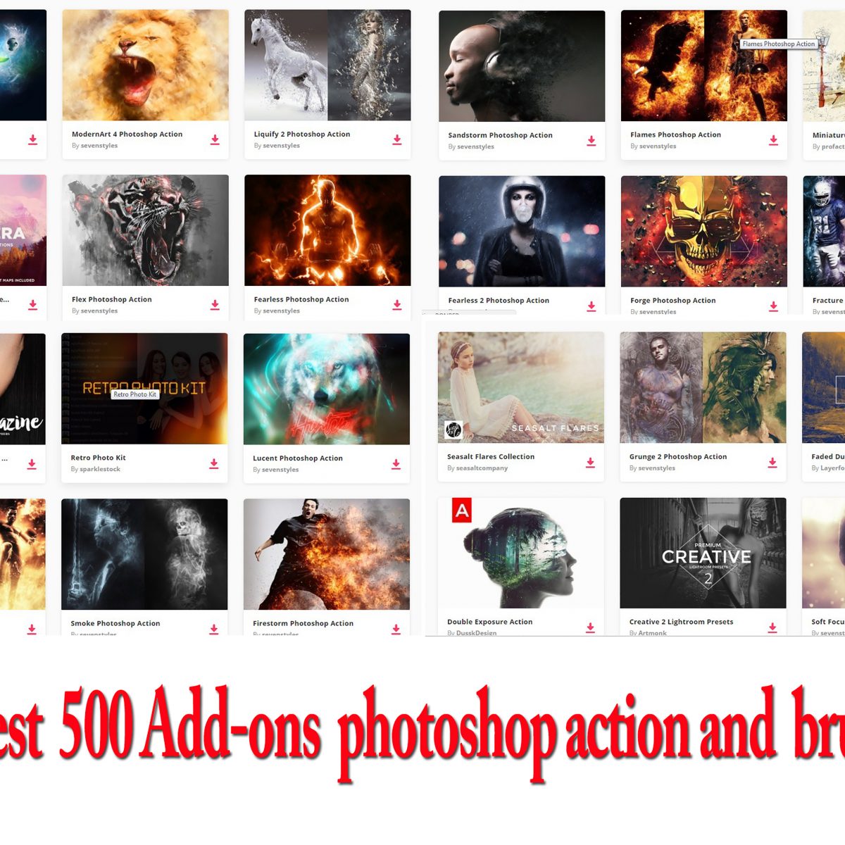 envato photoshop actions free download