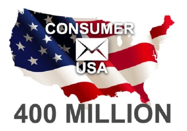 USA consumer email databse 400 millins